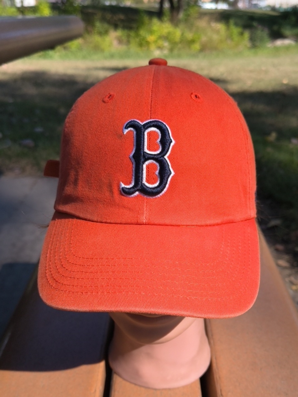 '47 Brand Boston Red Sox Embroidered Logo Strapback Hat Cap OSFM